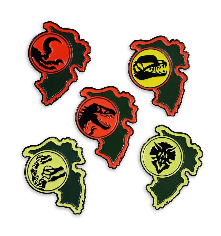 Jurassic Park Paddock Sign Pin Series