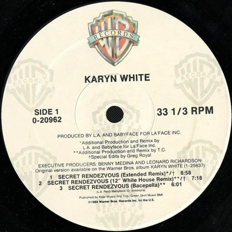 Karyn White-Secret Rendezvous 12" Single