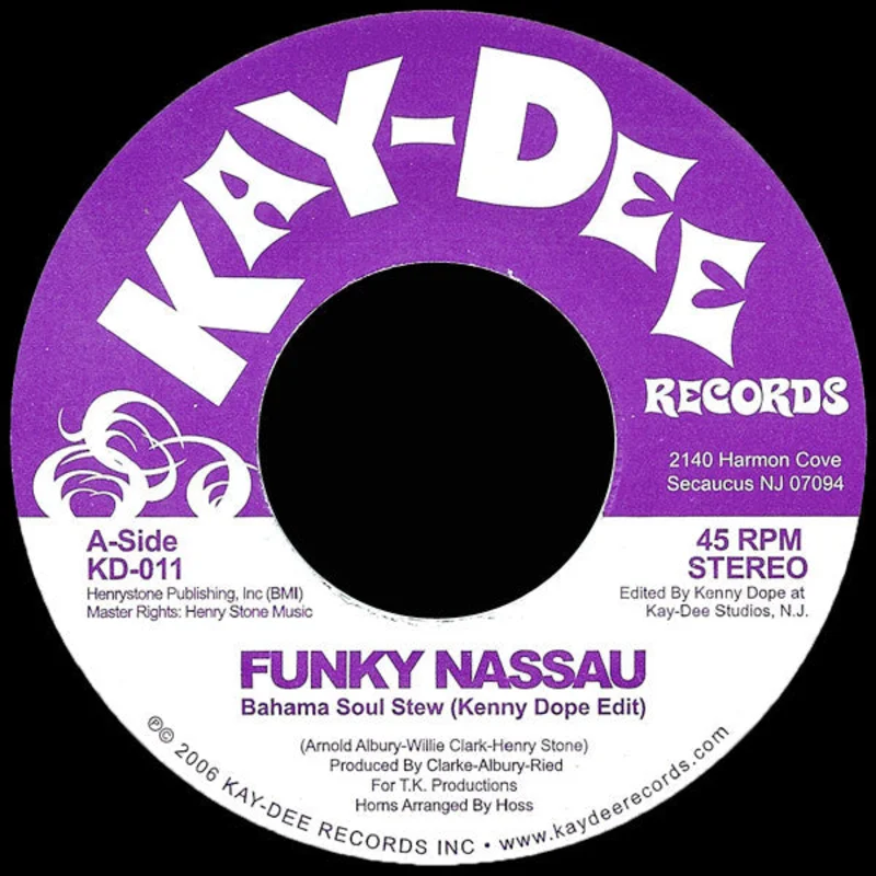 KD-011 Funky Nassau / Look What You Can Get - Bahama Soul Stew KD-011 Bahama Soul Stew (Black Vinyl)