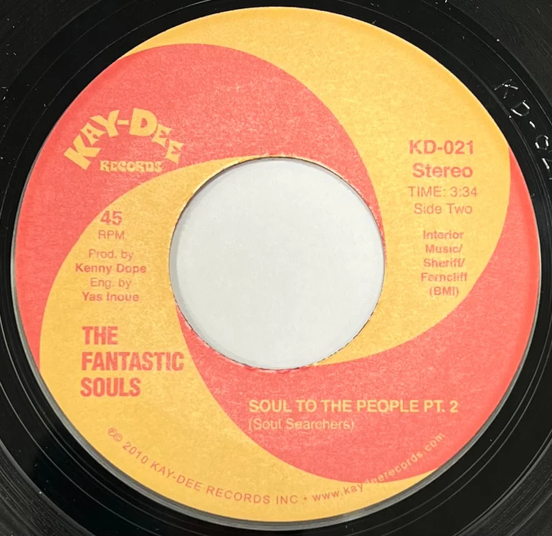 KD-021 Soul To The People (Kenny Dope Pt.1 & 2 The Fantastic Souls Black (Smal Hole)