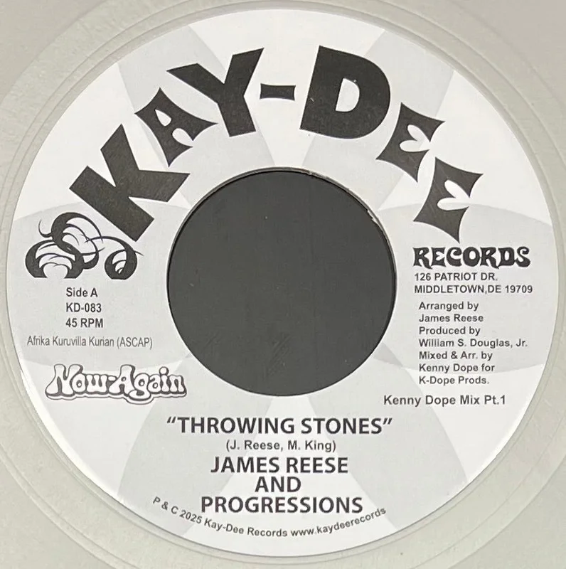 KD-083 Throwing Stones (Kenny Dope Pt.1 & 2) - James Reese & The Progressions Silver