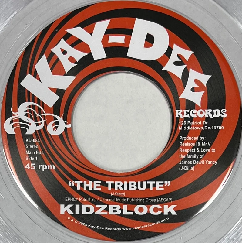 KD-084 The Tribute / Instrumental - Kidzblock (Clear Vinyl) Clear