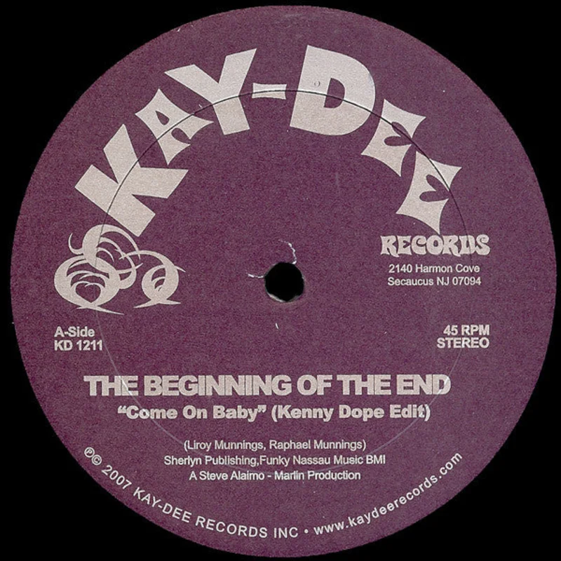 KD-1211 Come On Baby - The Beginning Of The End / Lay It On Me - Willie Johnson Till I Get My Share - Clarence Reid KD-1211 The Beginning Of The End (Black Vinyl)