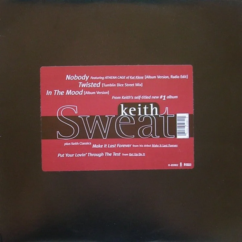 Keith Sweat-Nobody / Twisted / In The Mood 12" Single