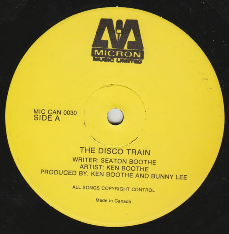 Ken Boothe-The Disco Train / Now You Come Running Back 12" Single