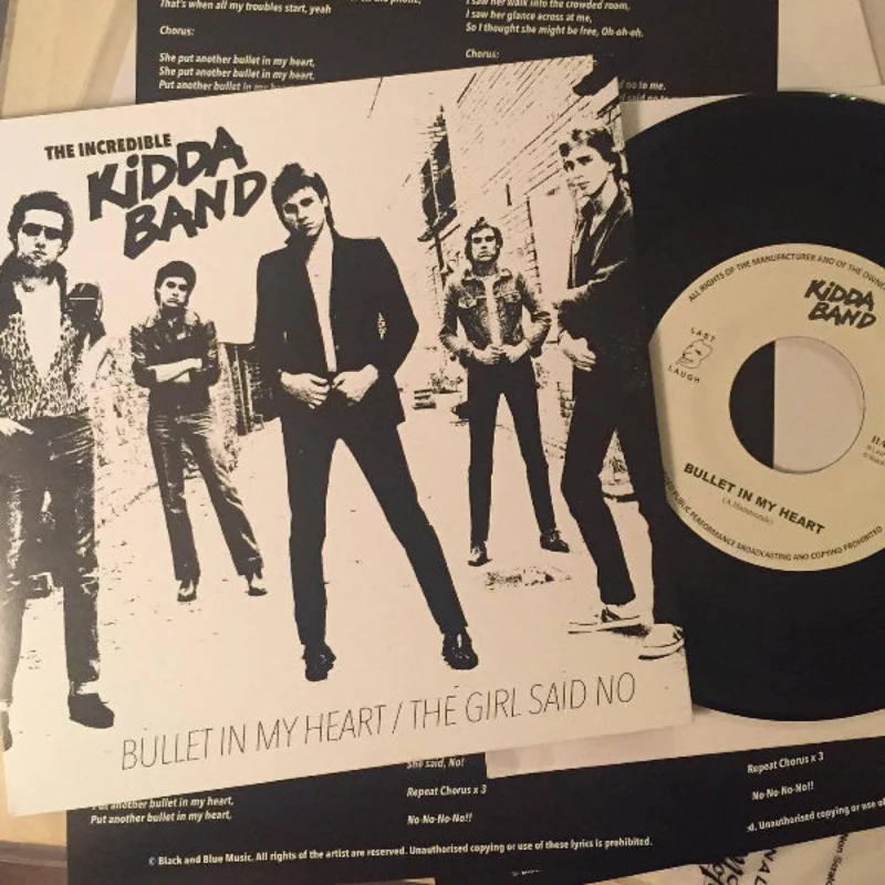 KIDDA BAND- Bullet In My Heart 7"