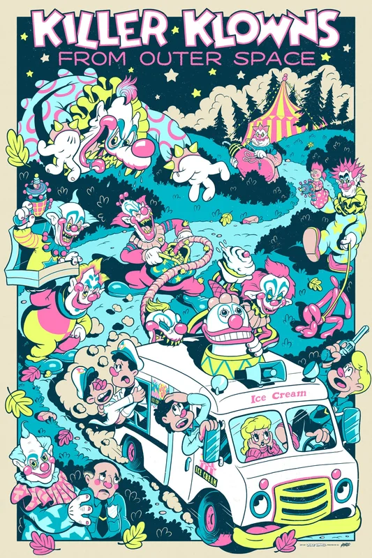 Killer Klowns from Outer Space Poster
