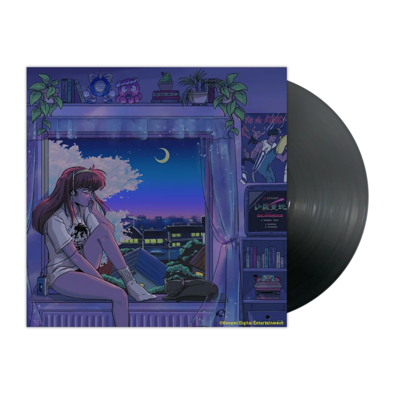 KONAMI Lo-fi Beats To Chill To LP Black Vinyl