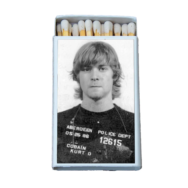 Kurt Cobain - Mugshot Matchbook