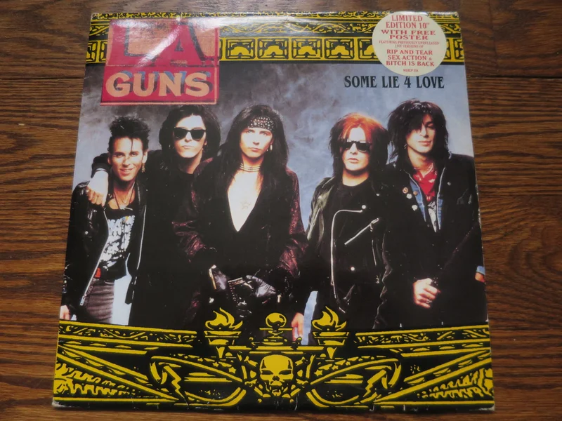 L.A. Guns - Some Lie 4 Love 10" poster