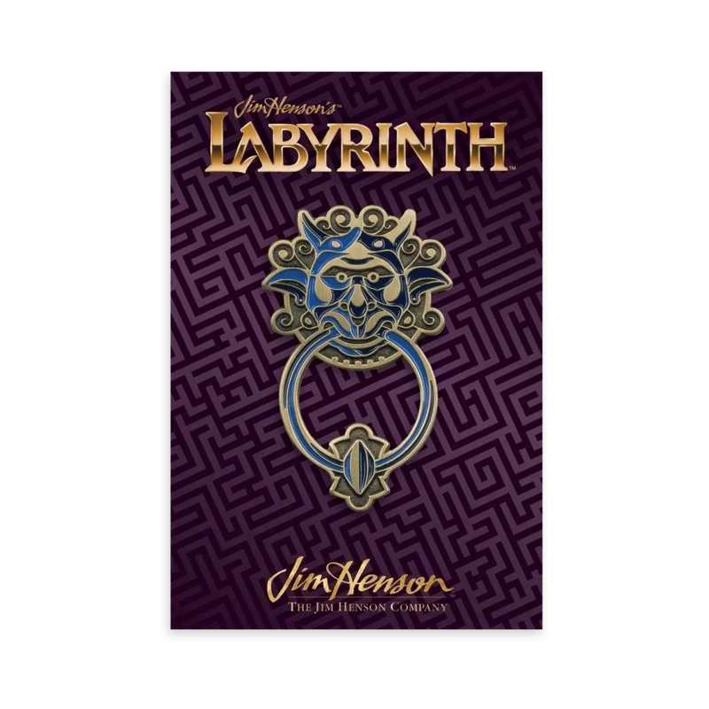 Labyrinth Door Knocker (Right) Enamel Pin