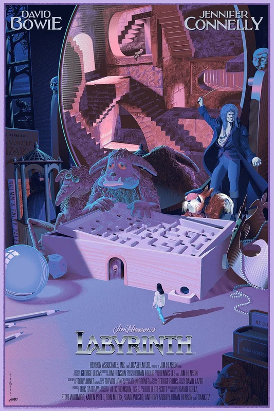 Labyrinth (Variant) Poster by Laurent Durieux