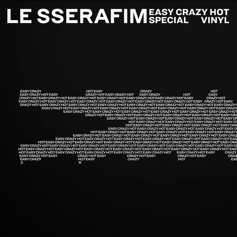 LE SSERAFIM - 'EASY-CRAZY-HOT' SPECIAL VINYL [Black]