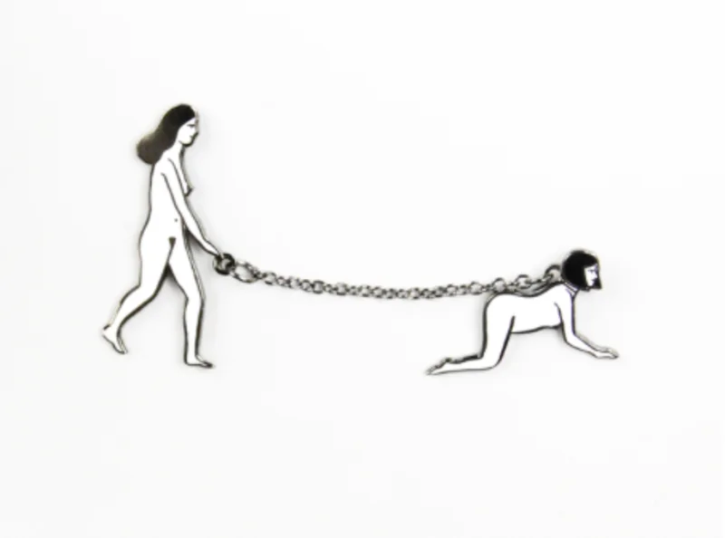 Leash Enamel Pin