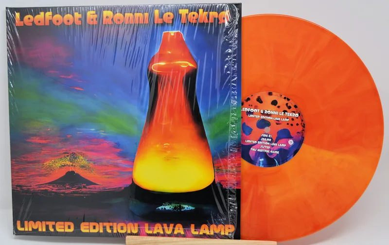 Ledfoot & Ronni Le Tekr  Limited Edition Lava Lamp