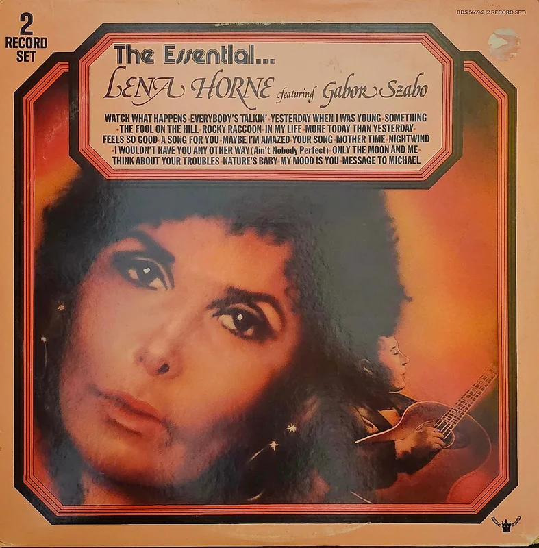 Lena Horne featuring Gabor Szabo The Essential Lena Horne Lp