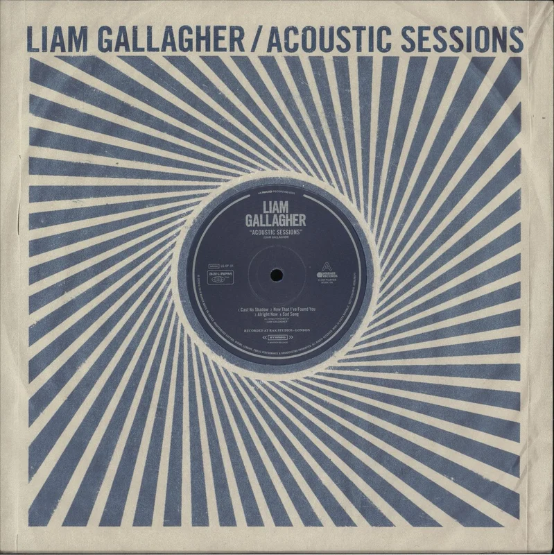 Liam Gallagher Acoustic Sessions - Blue & Silver Vinyl - RSD25 UK Vinyl LP