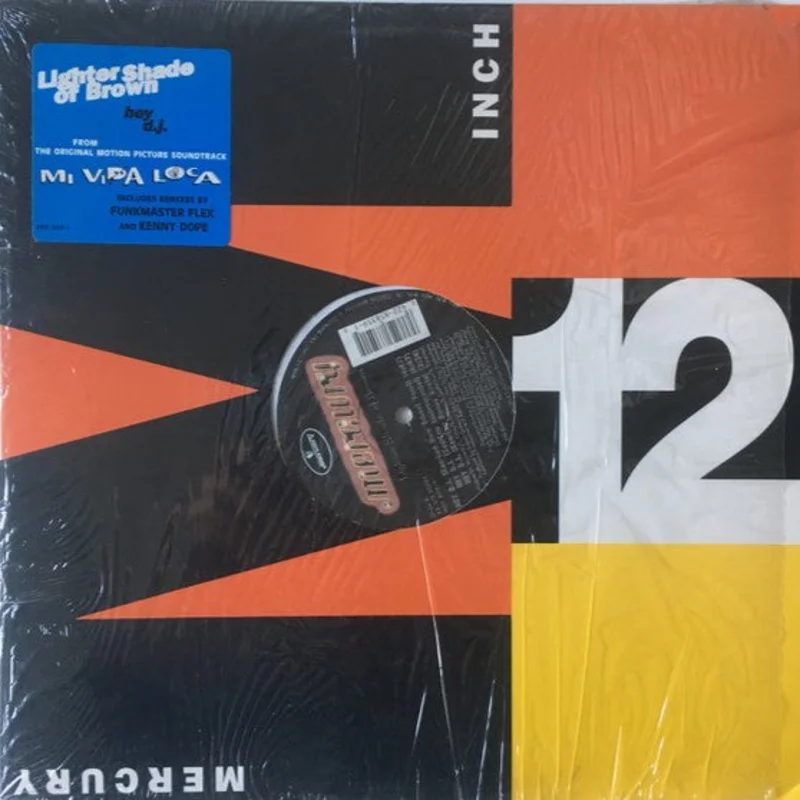 Lighter Shade Of Brown-Hey D.J. 12" Single