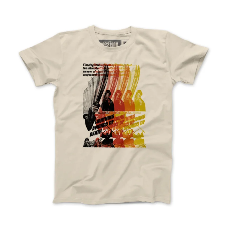 Lightning Swords of Death Vintage Ad Block T-Shirt