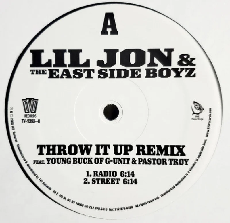 Lil' Jon & The East Side Boyz-Throw It Up (Remix) 12" Single Factory Sealed