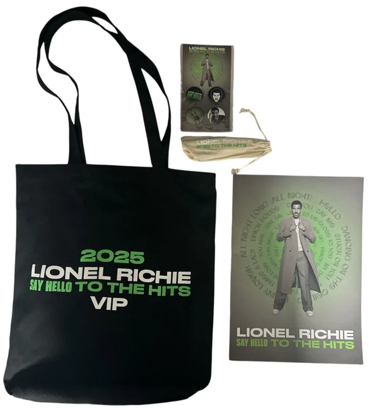 Lionel Richie 2025 Europe VIP Bundle UK Memorabilia