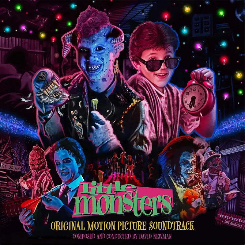 Little Monsters - Original Motion Picture Soundtrack 2xLP Maurice Splatter A/B & Maurice Mohawk Split with Horn Splatter C/D