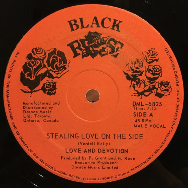 Love And Devotion-Stealing Love On The Side 12" Single