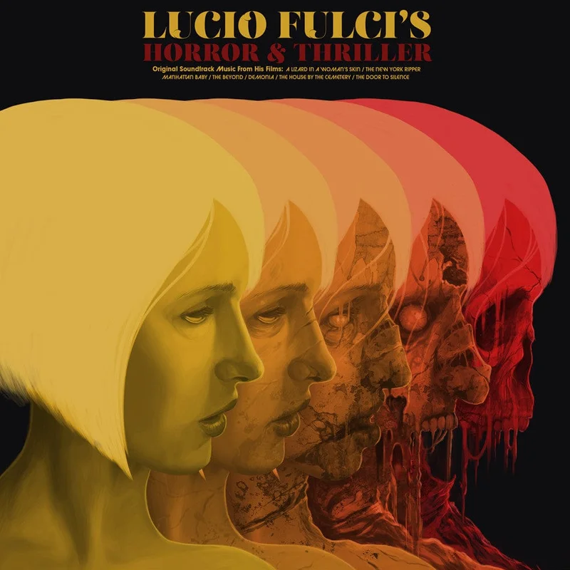 Lucio Fulci's Horror & Thriller Compilation 2XLP Black Vinyl