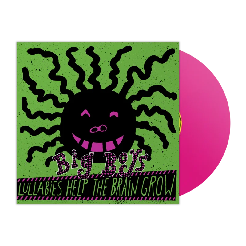Lullabies Help The Brain Grow LP by The Big Boys Opaque Pink Vinyl