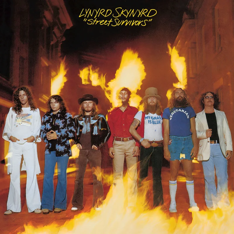 Lynyrd Skynyrd - Street Survivors [Flame Cover Reissue, Black Vinyl LP]