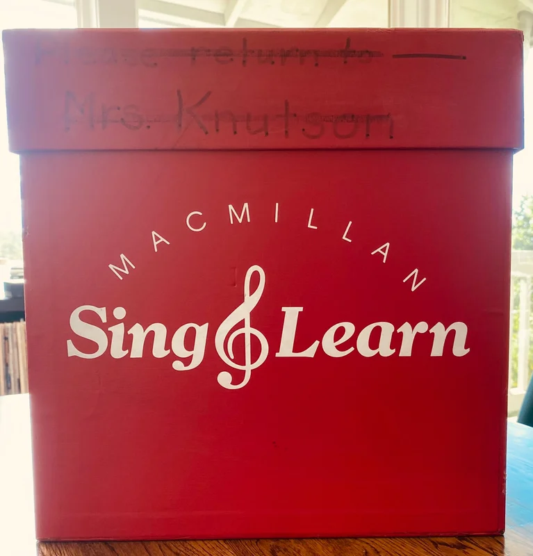 Macmillan Sing and Learn Vintage 24 record box set. All original media included.