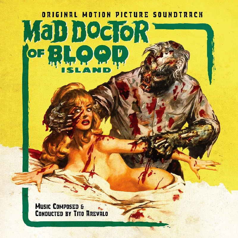 Mad Doctor of Blood Island--Original Motion Picture Soundtrack LP Green "Chlorophyll Blood" Vinyl