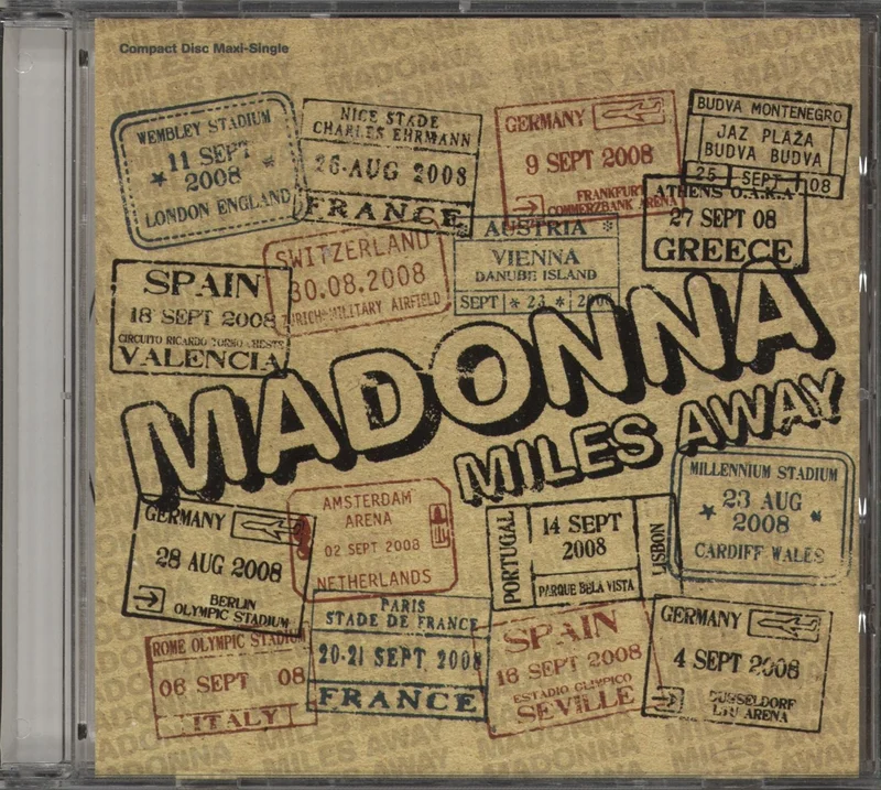 Madonna Miles Away Thailand CD single