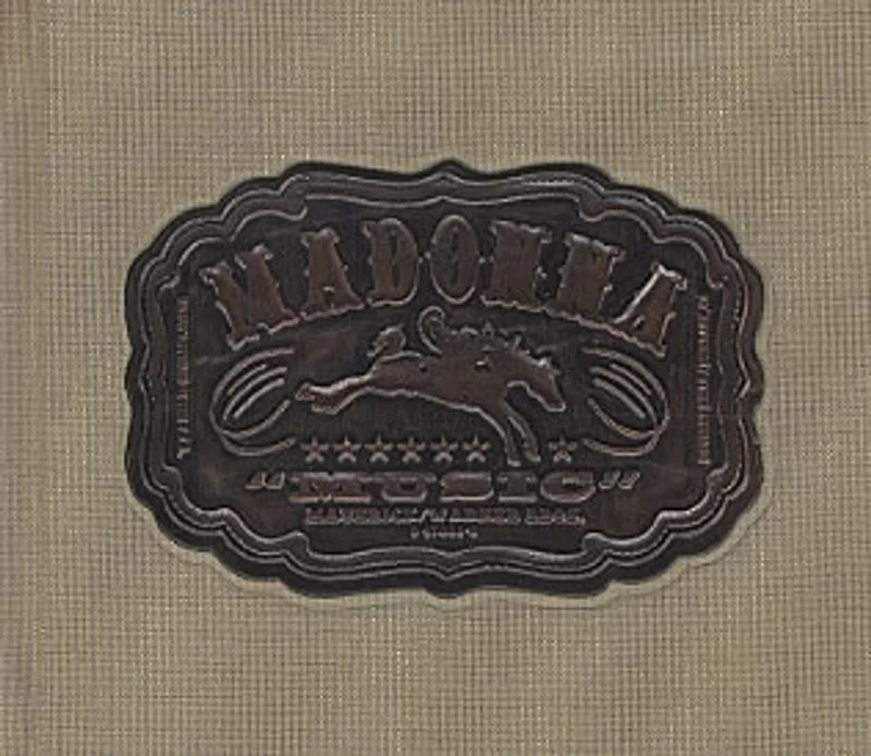 Madonna Music - Beige Hessian Pack US CD album