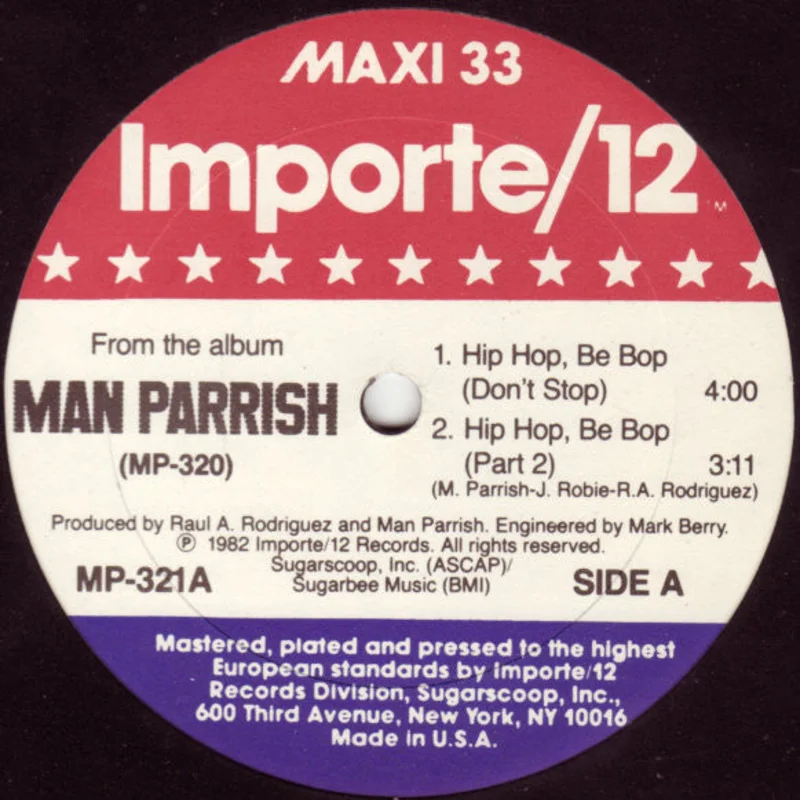 Man Parrish | Hip Hop, Be Bop (Don't Stop)