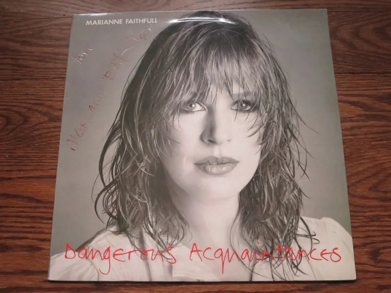 Marianne Faithfull - Dangerous Acquaintances (signed)
