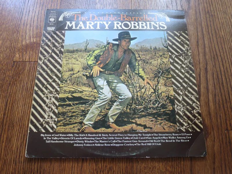 Marty Robbins - The Double-Barrelled Marty Robbins (signed)