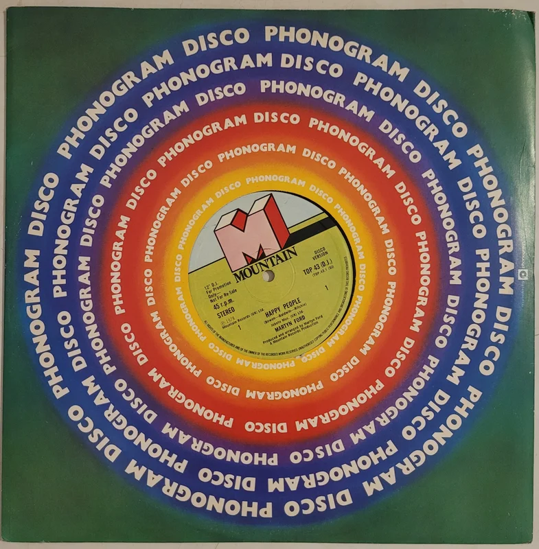 Martyn Ford - Happy People 12" Single (Promo)