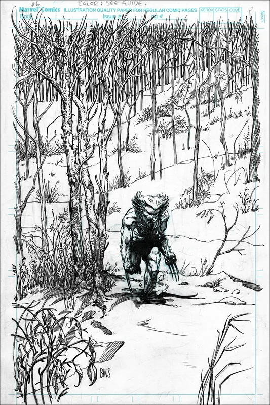 Marvel Comics Presents #77: Weapon X Original Art Variant Poster