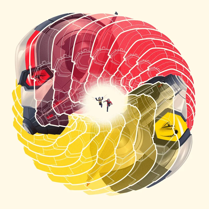 Marvel's Ant-Man and The Wasp Original Motion Picture Soundtrack 2XLP 180 Gram Split Color Vinyl
