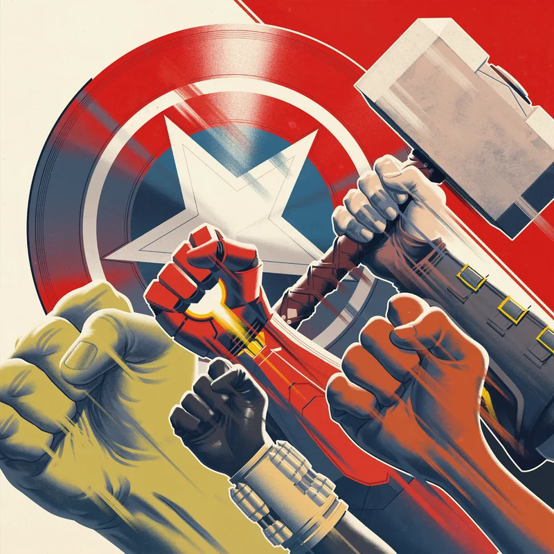 Marvel's Avengers - Original Video Game Soundtrack LP 180 Gram Tri-Color Vinyl