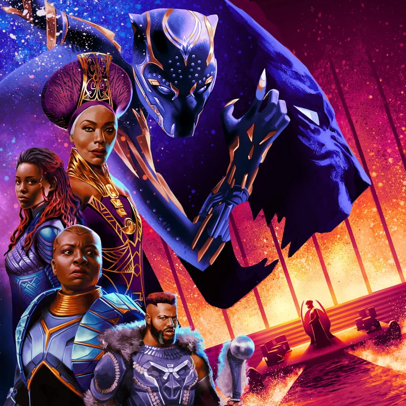 Marvel's Black Panther: Wakanda Forever - Original Score 2XLP Mondo Exclusive