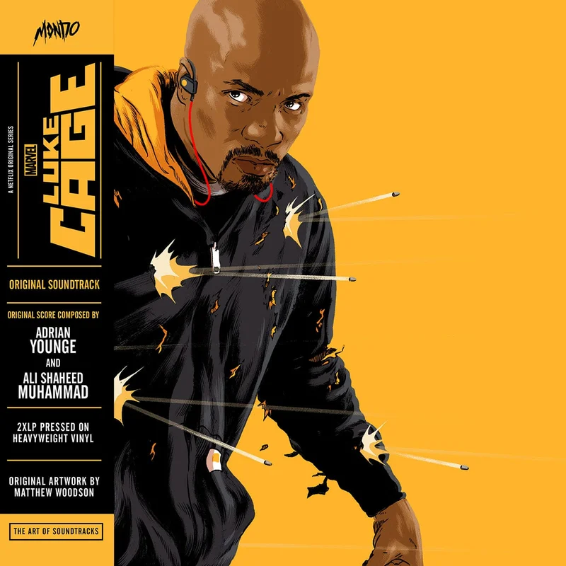 Marvel's Luke Cage Original Soundtrack 2XLP 180 Gram Yellow Vinyl