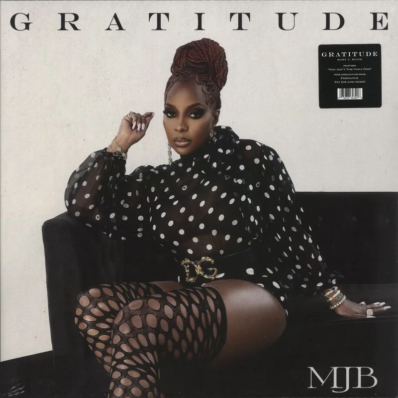 Mary J Blige Gratitude - Silver Marble Vinyl - Sealed UK Vinyl LP