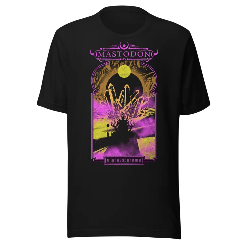 Mastodon - Relive the Ages Jumbo Print T-Shirt Black