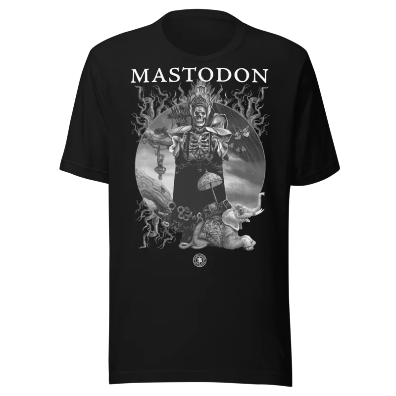 Mastodon - Winged Eagle Jumbo Print T-Shirt Black