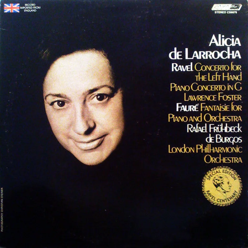 Maurice Ravel-Piano Concertos / Fantaisie LP