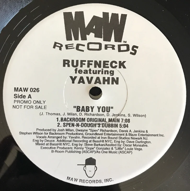 Maw-026 Baby You - Ruffneck Feat. Yavahn (Double Pack Promo)