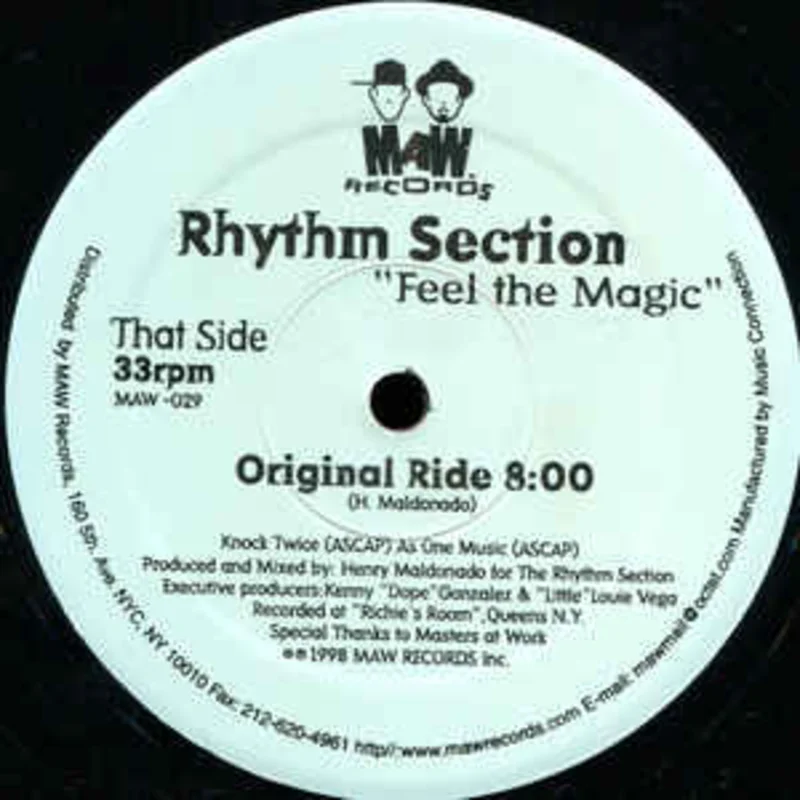 Maw-029 Feel The Magic Rhythm Section
