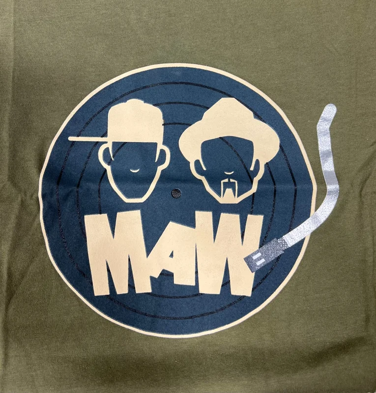 Maw Turntable Tee Army Green / Beige